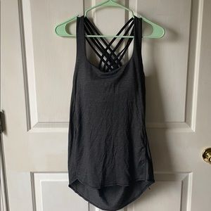 Lululemon tank top with open back